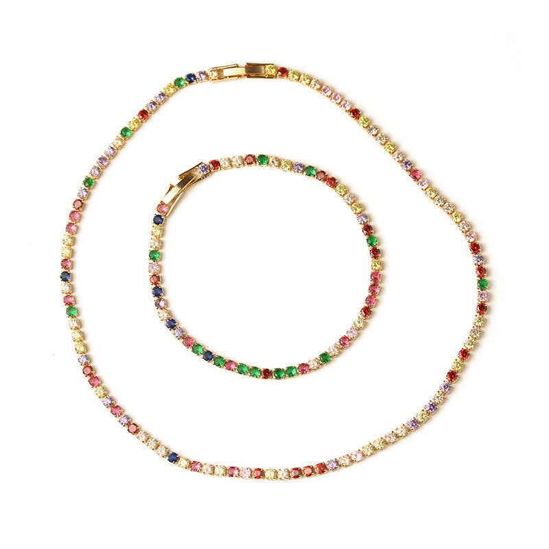 Multicolor Zircon Necklace