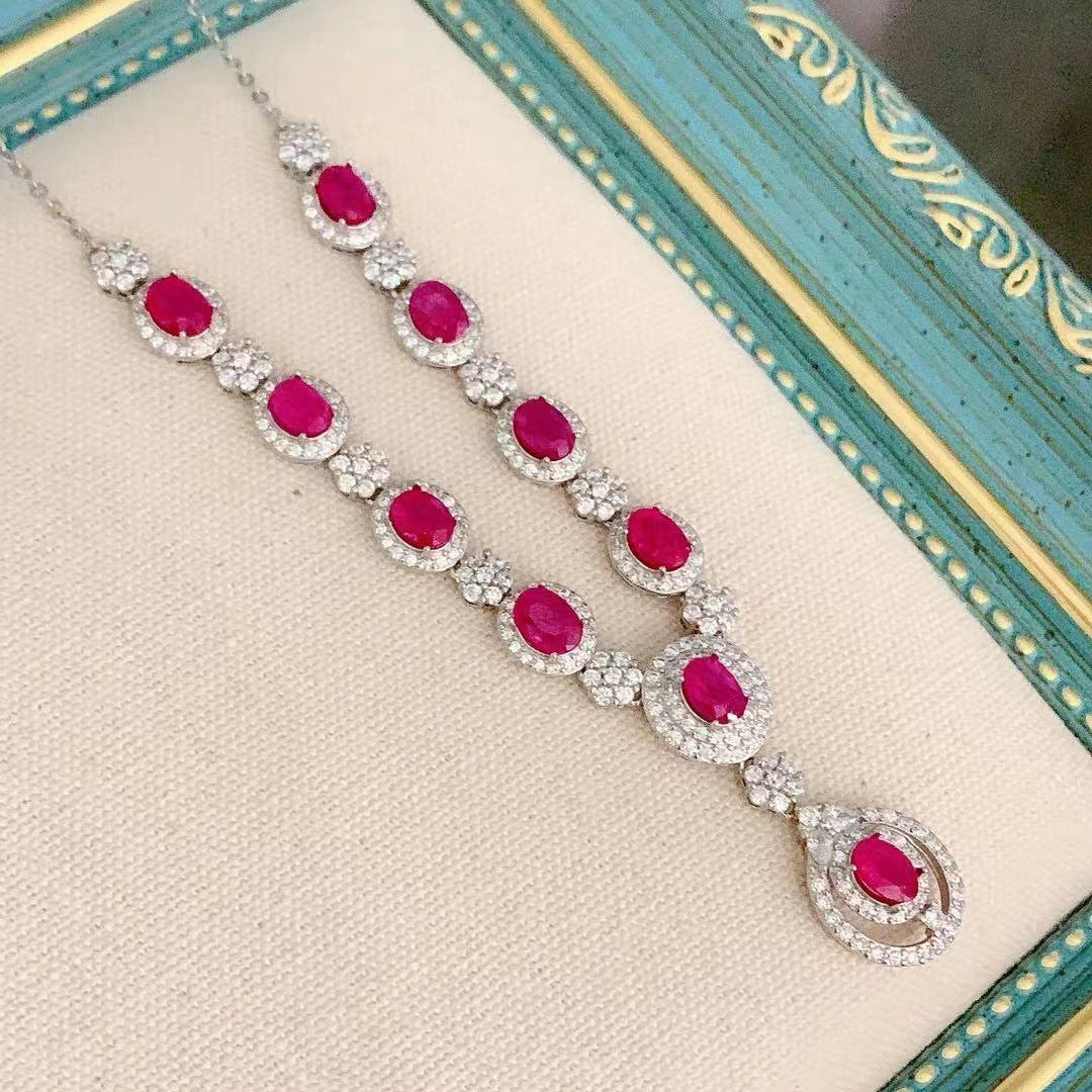 Natural Ruby Necklace