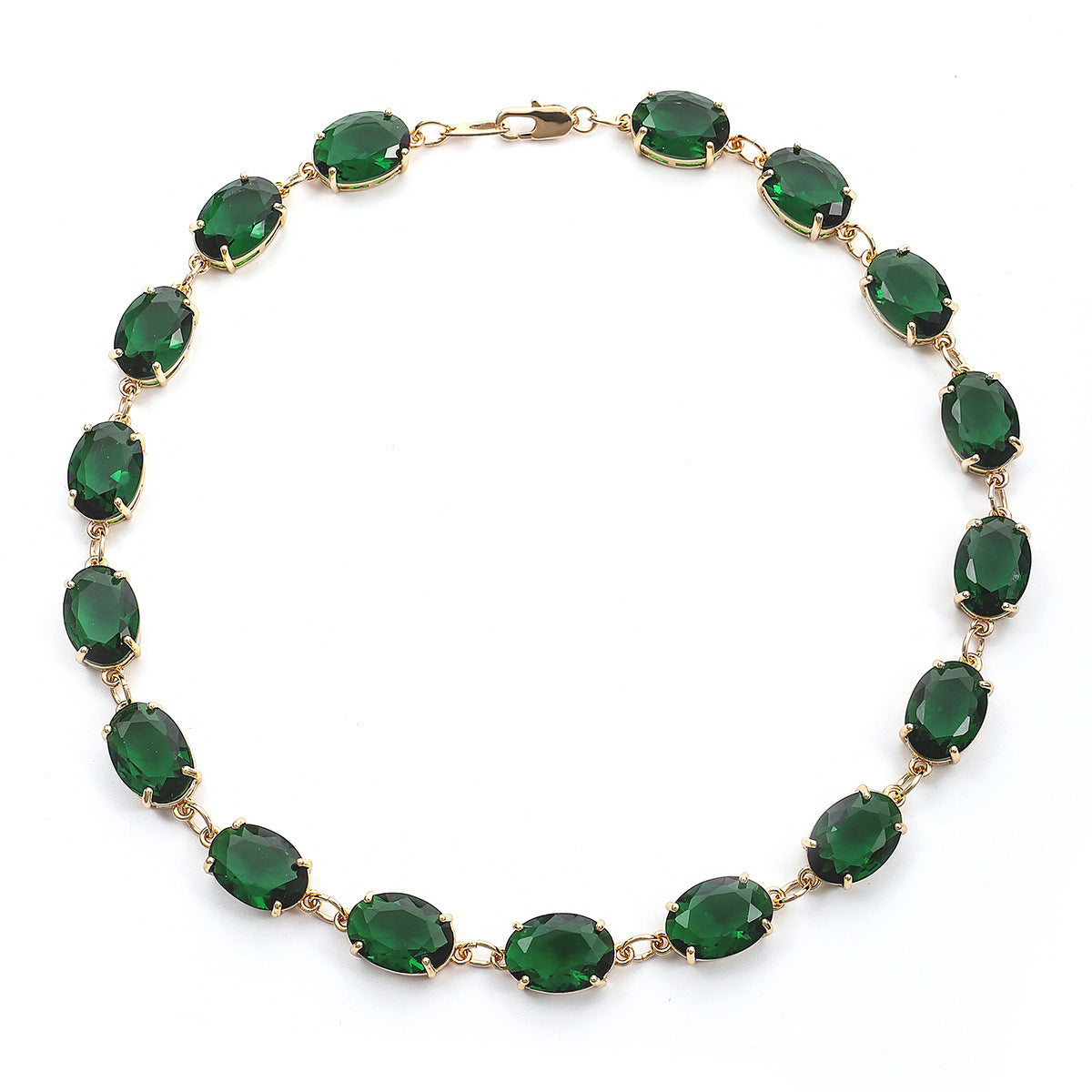 Green Zircon Necklace