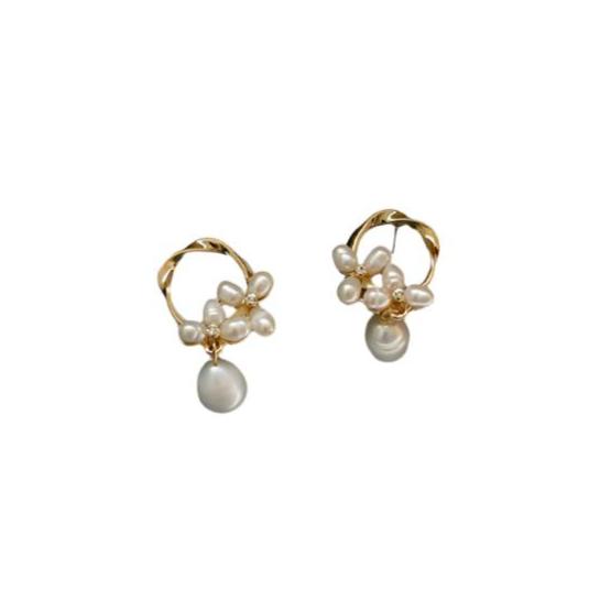 Natural Pearl Drop Earrings