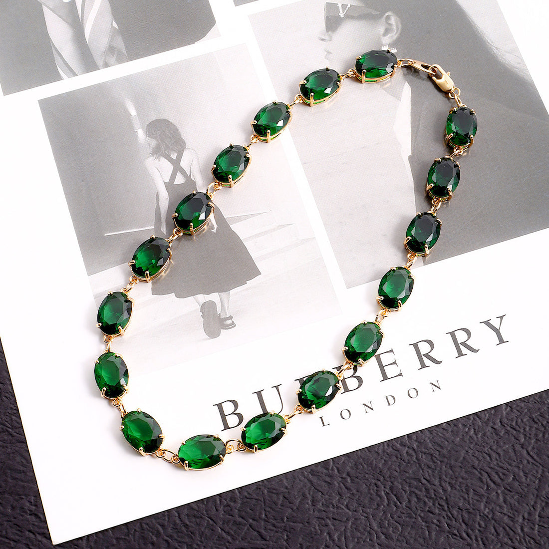 Green Zircon Necklace