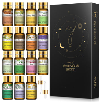 Pure Aromas: 15 Essential Oil Set