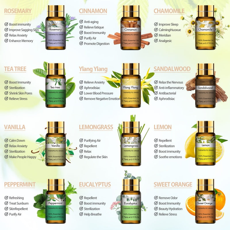 Pure Aromas: 15 Essential Oil Set